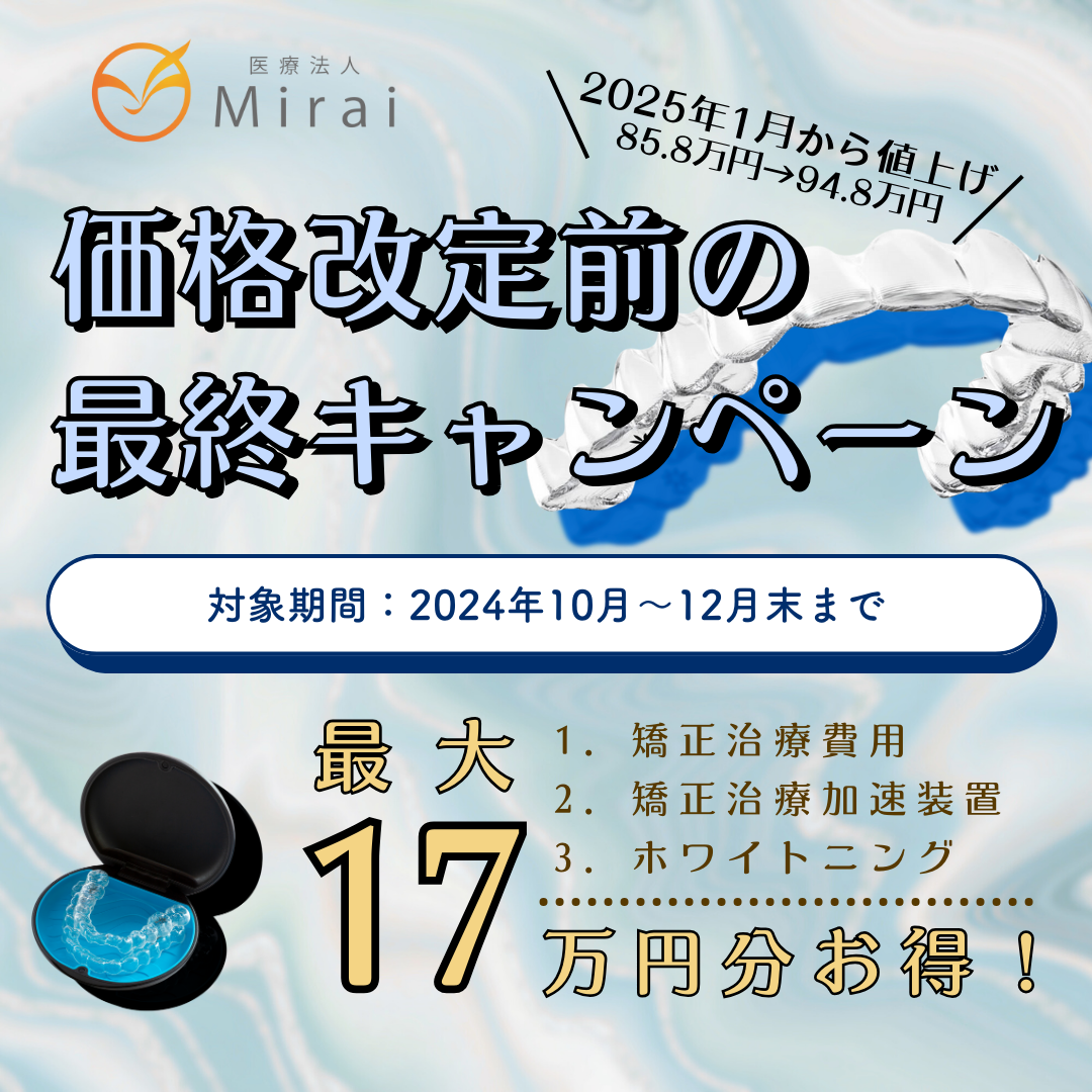 価格改定前の最終キャンペーン